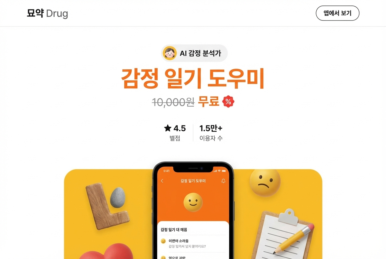 감정 일기 도우미 상세 이미지 1