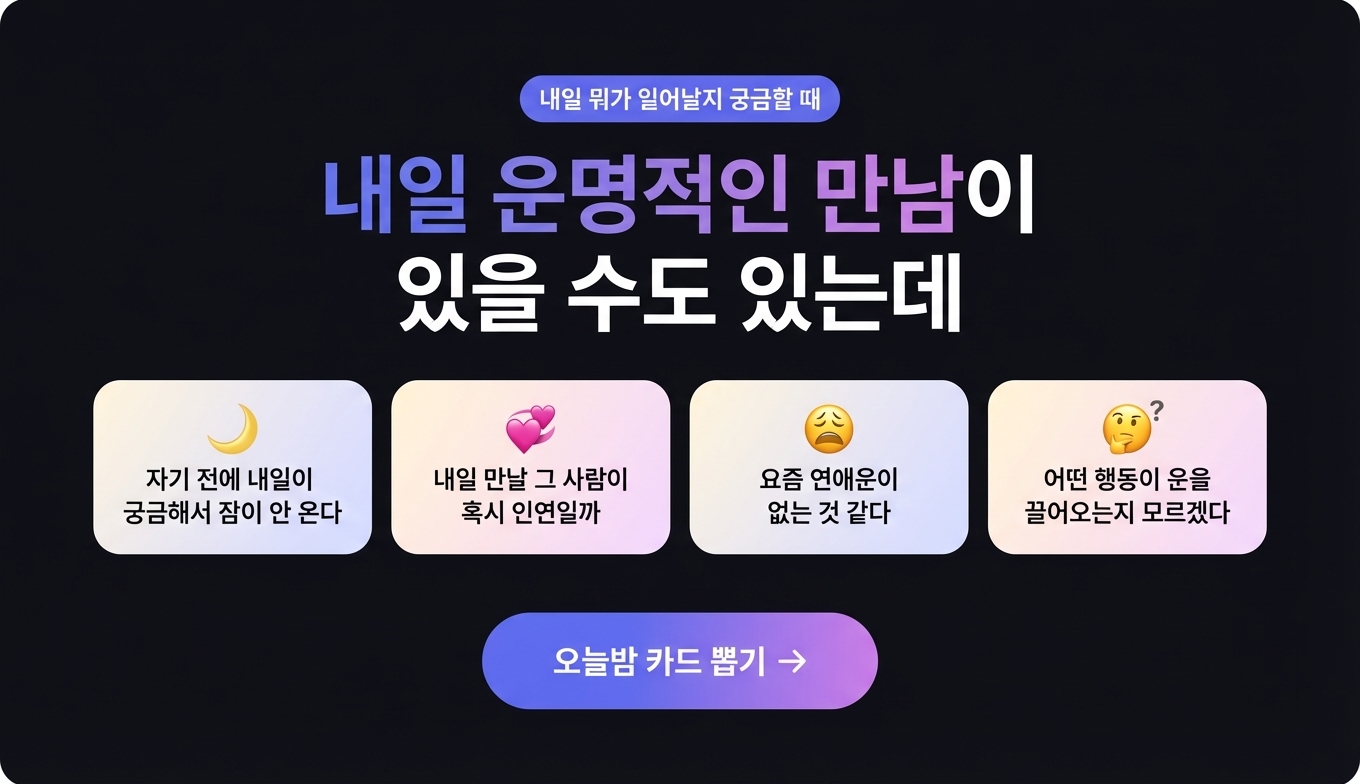 오늘밤 연애 타로 상세 이미지 3